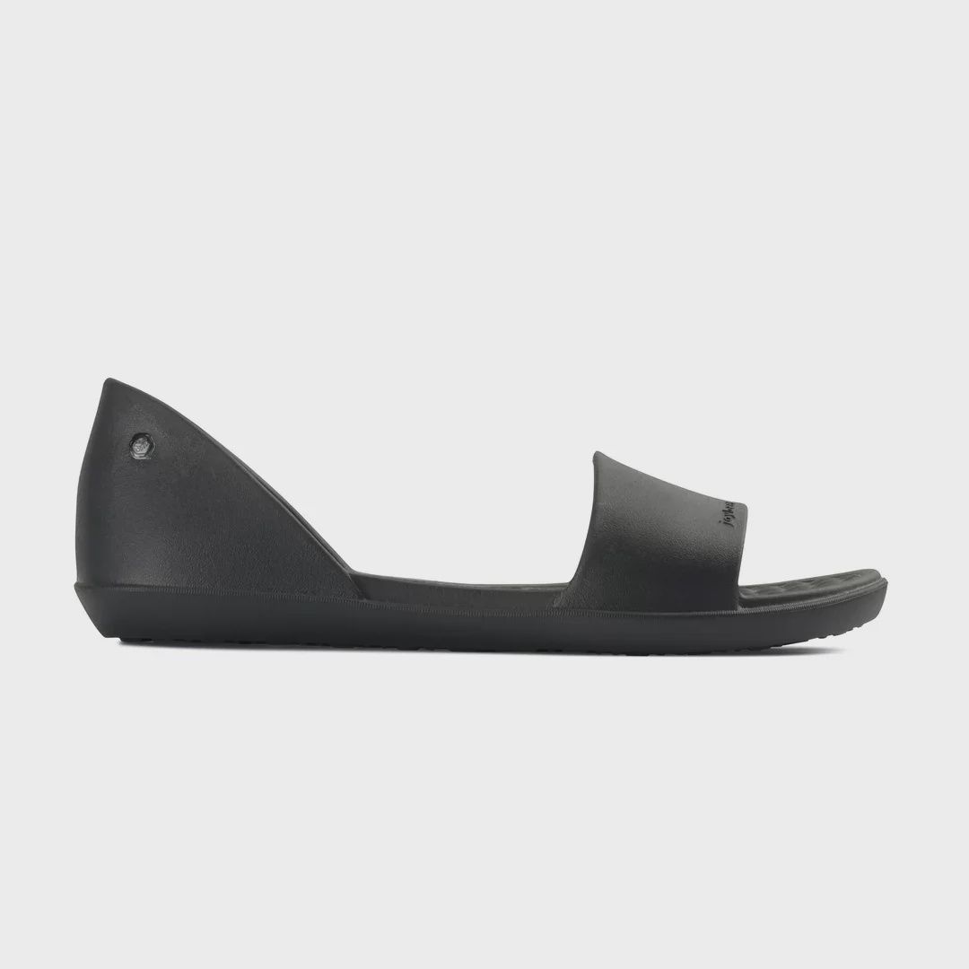 JOYBEES WOMEN'S FRIDAY FLAT - BLACK, Size: 7