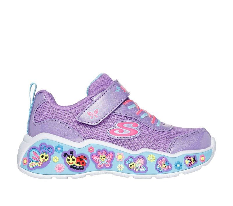 SKECHERS TODDLERS PLAY SCENE - FUN SQUAD, Color: Purple/Multi, Size: 5