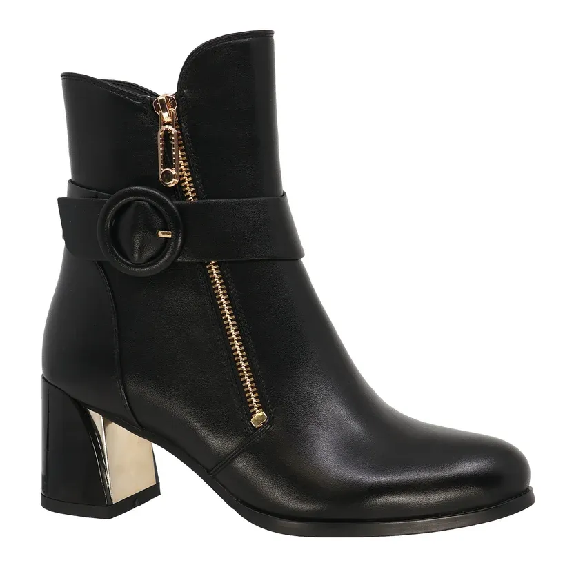 TAXI STUDIO LONDON SHORT WP FASHION BOOT, Color: BLACK, Size: 37 (US 6)