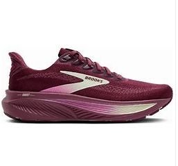 BROOKS WOMEN'S GHOST 17 BURGUNDY/PINK/GREEN, Color: BURGUNDY/PINK/GREEN, Size: 10