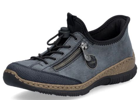 RIEKER N3267-14, Colour: BLUE, Size: 37/6US