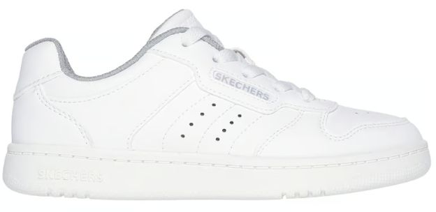 SKECHERS KIDS QUICK STREET VORTON LACE-UP, Colour: WHITE, Size: 4