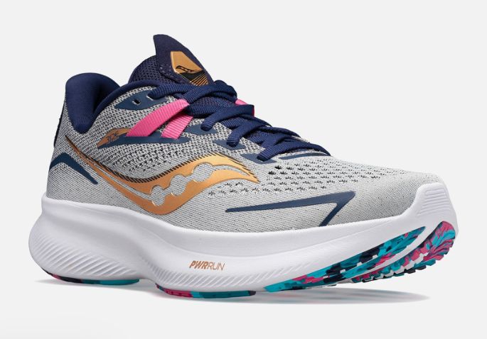 SAUCONY WOMEN'S RIDE 15, Colour: PROSPECT GLASS, Size: 7