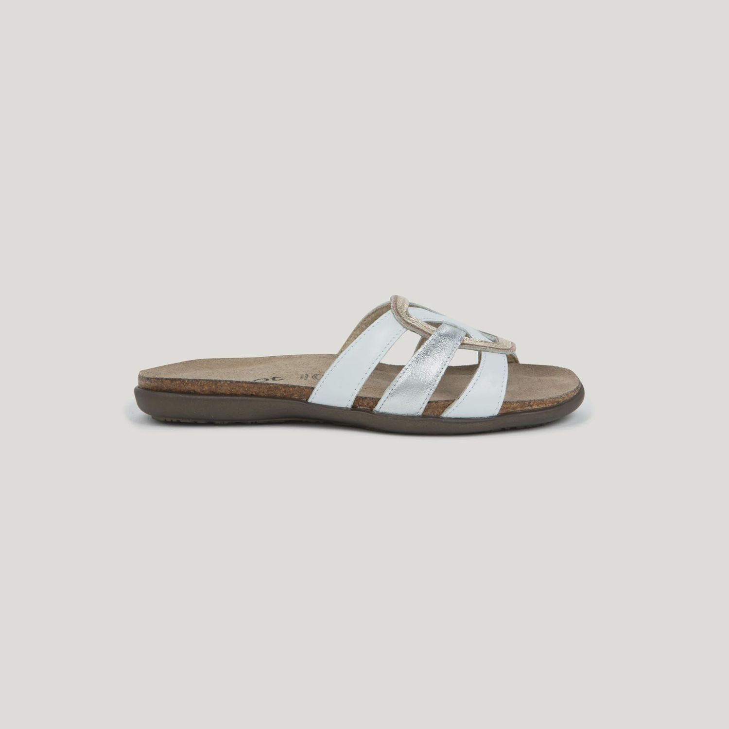 WOMENS NAOT LIV, Colour: Colour White Pearl/Radiant Gold Leather, Size: 37