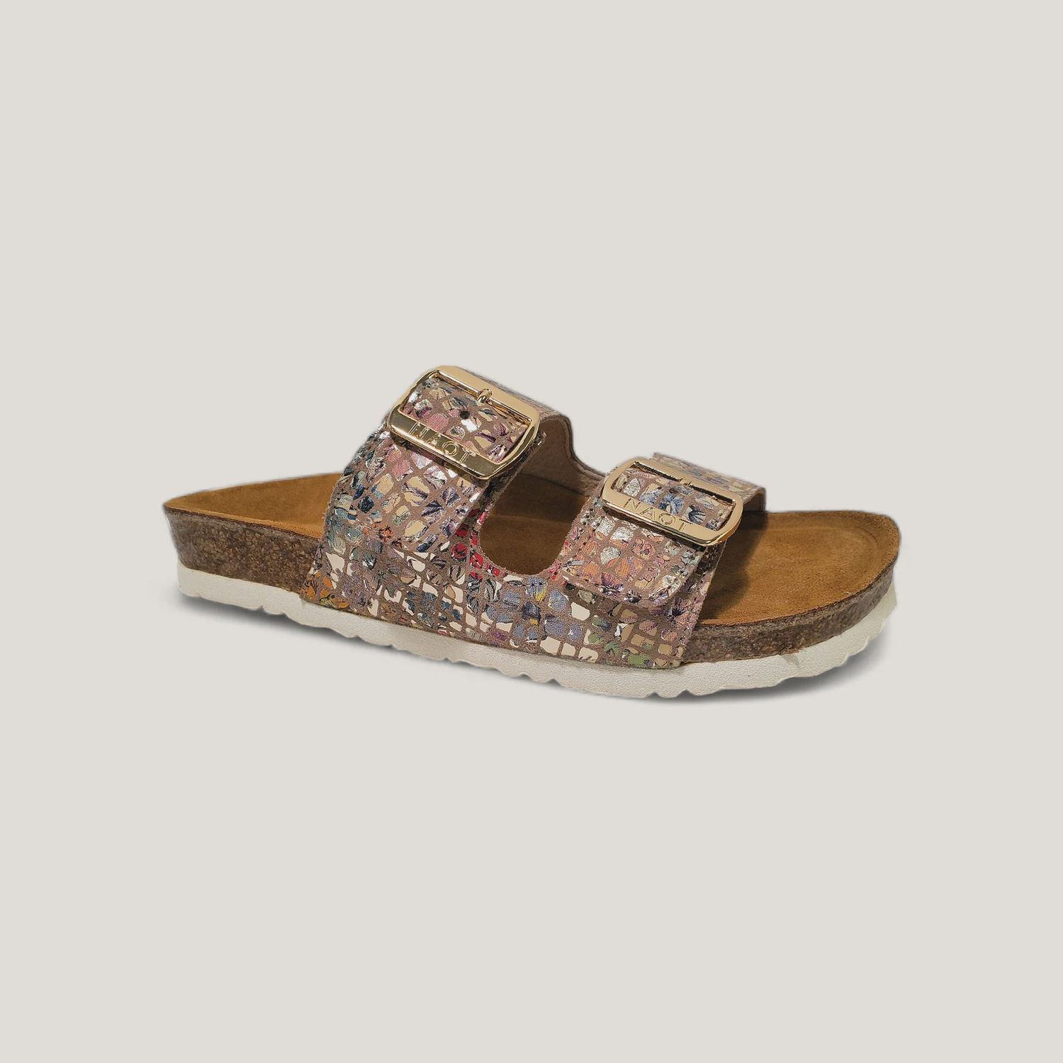 WOMENS NAOT SANTA BARBARA, Colour: FLORAL GOLDEN LEATHER, Size: 37