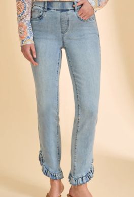 FDJ PULL-ON PENCIL ANKLE DENIM, Colour: INDIGO  BLUE, Size: 6