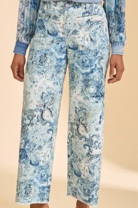 FDJ OLIVIA WIDE ANKLE DENIM, Colour: NEUTRAL NARNIA, Size: 4