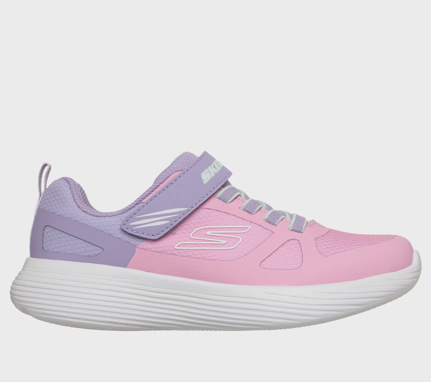 GIRLS SKECHERS GO RUN 400 V2-TRACE TRACK, Colour: LIGHT PINK, Size: 11