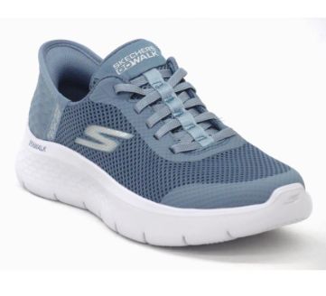 SKECHERS WOMEN'S  GO WALK FLEX-GRAND ENTRY, Color: BLUE, Size: 7, Width: WIDE