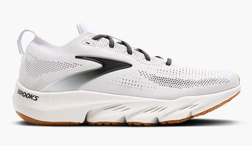 BROOKS MEN'S GLYCERIN FLEX, Colour: WHYITE/BLACK/GUM, Size: 9