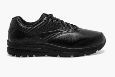 BROOKS MEN'S ADDICTION WALKER 2, Color: BLACK/BLACK, Size: 8, Width: D
