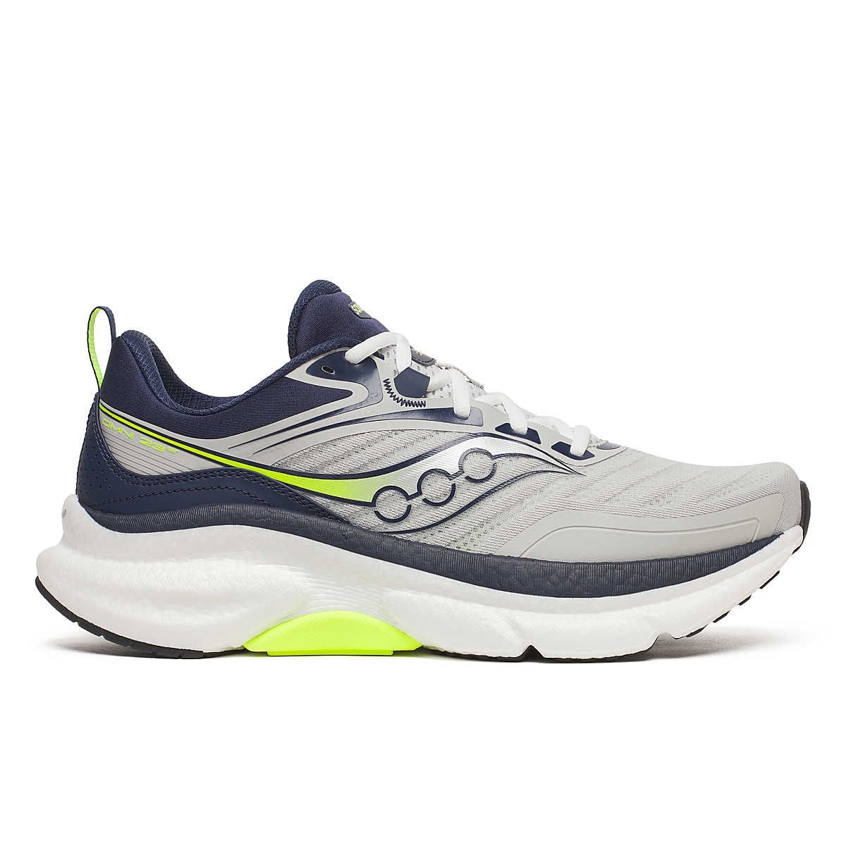 SAUCONY MEN'S OMNI ST 23, Colour: MIST/NAVY, Size: 9