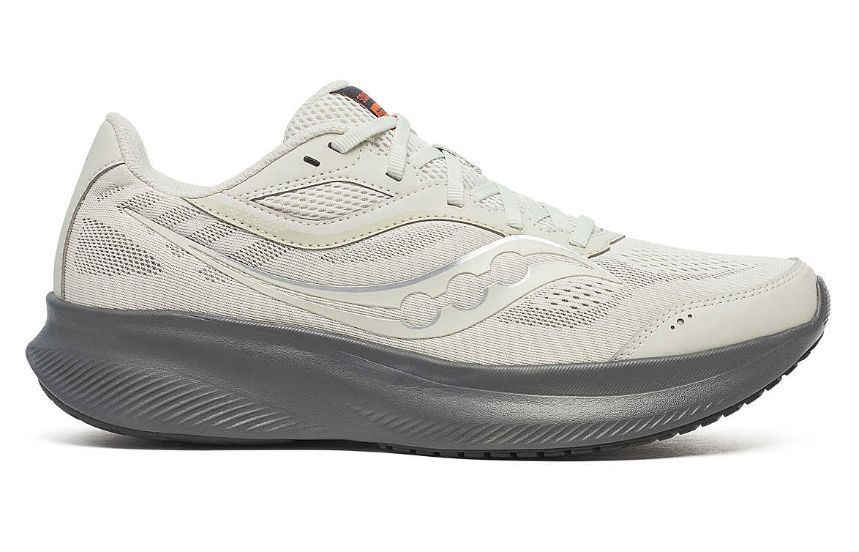 SAUCONY MEN'S COHESION 18, Colour: BIRCH/BLACK, Size: 8, Width: MEDIUM