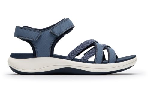 WOMEN'S CLARKS - MIRA SHORE, Color: NAVY, Size: 5