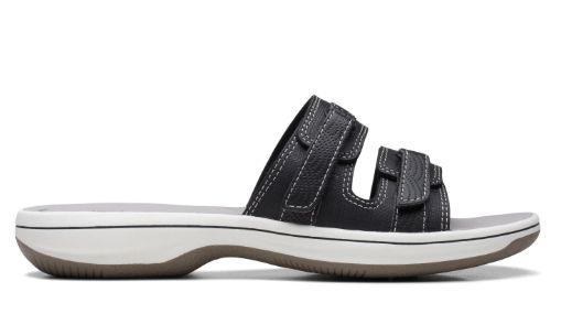 WOMEN'S CLARKS - BREEZE PIPER, Color: BLACK, Size: 6