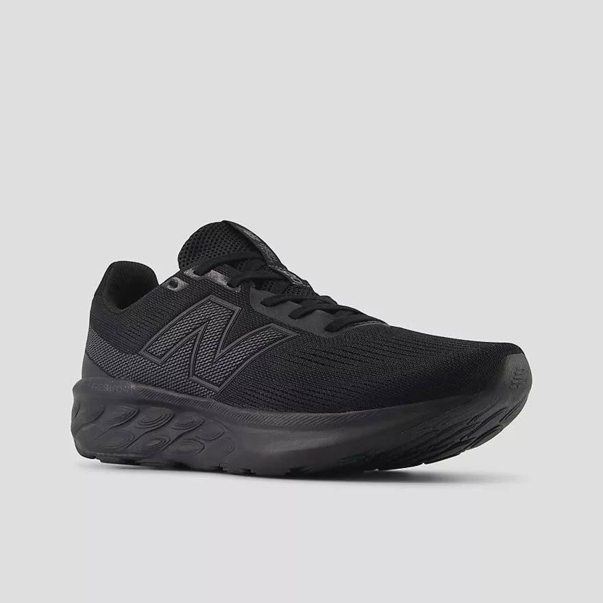 NEW BALANCE MEN'S Fresh Foam 520v9, Colour: BLACK/BLACK, Size: 8, Width: 2E