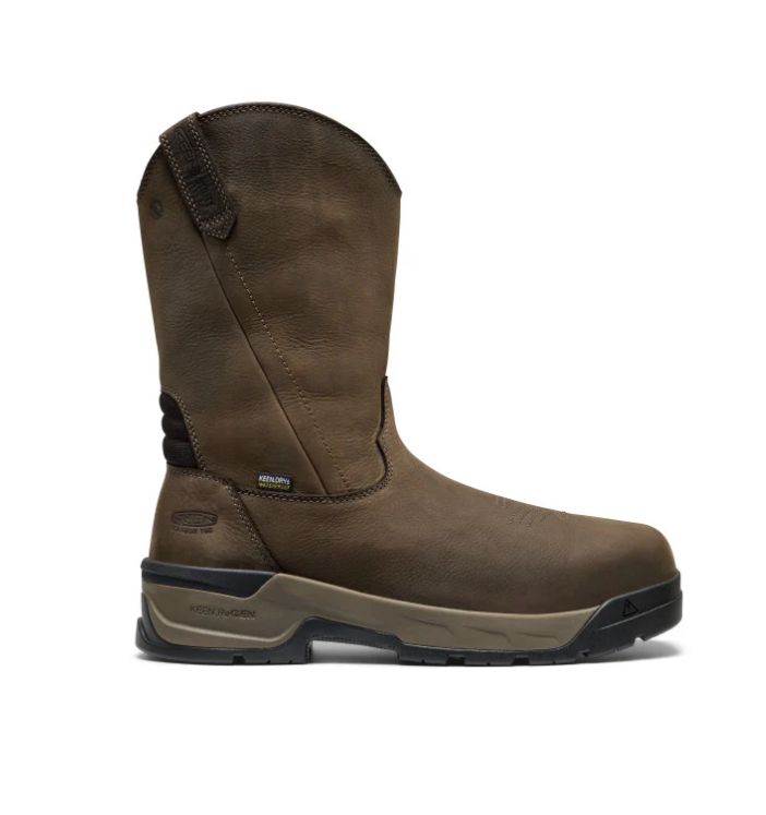 KEEN CSA FLATLAND PULL ON, Colour: DARK BROWN/BLACK, Size: 9, Width: EE