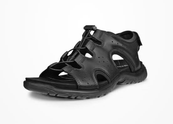 WOMEN'S ECCO OFFROAD ROAM SANDAL, Color: BLACK, Size: 37