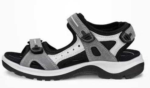 WOMEN'S ECCO OFFROAD WALKING SANDAL, Color: TITANIUM, Size: 37