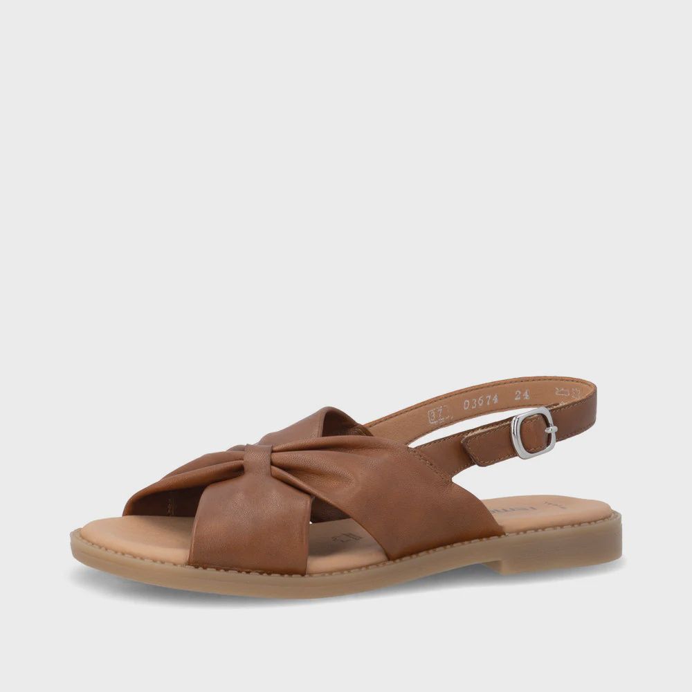 REMONTE WOMEN'S SANDAL - D3674-24, Colour: BROWN, Size: 37