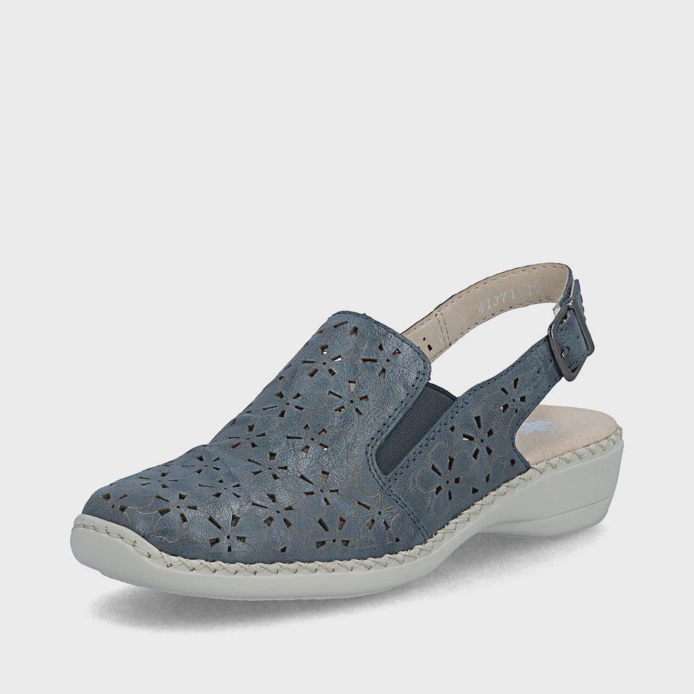 RIEKER WOMENS BLUE SHOES 41371-12, Colour: BLUE, Size: 37