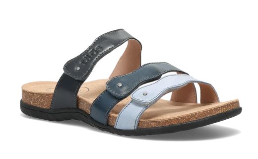WOMEN'S TAOS SANDALS - SCRIBBLE, Color: BLUE MULTI, Size: 6