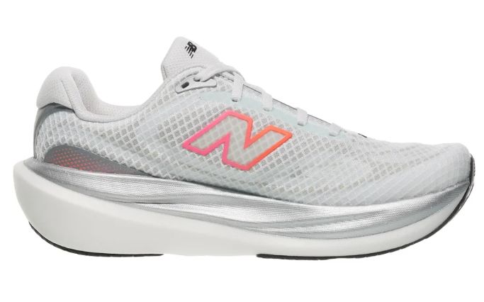 WOMEN'S NEW BALANCE - 1080V15, Color: WHITE/PINK, Size: 7, Width: B