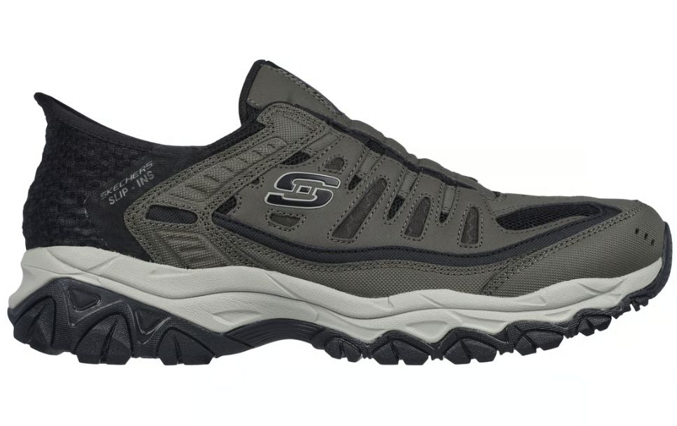 SKECHERS AFTER BURN M FIT-RIDGEBURN, Colour: BROWN, Size: 9