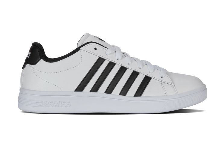 K-SWISS MEN'S COURT TIEBREAK II, Colour: WHITE/BLACK/WHITE, Size: 8