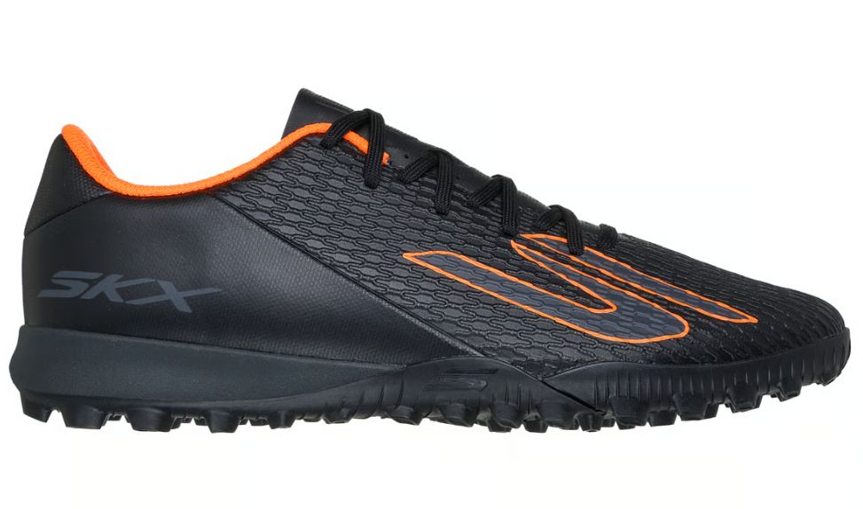 SKECHERS SKX_2 CLUB TF, Colour: BLACK/ORANGE, Size: 7