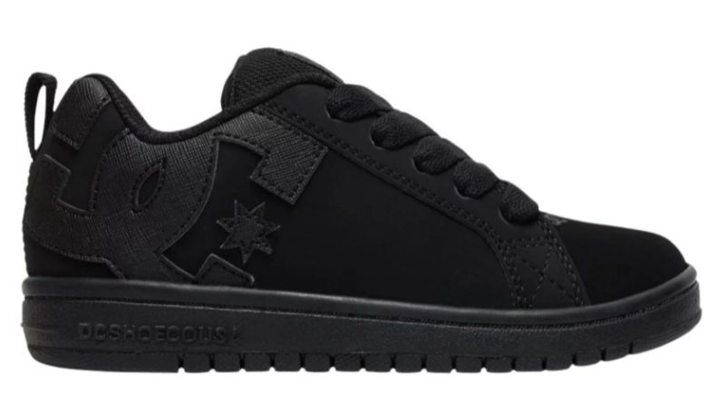 MEN'S DC - COURT GRAFFIK, Color: BLACK/BLK/BLK, Size: 8.5