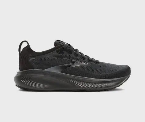BROOKS MENS ADRENALINE GTS 25, Color: BLACK, Size: 8.5, Width: WIDE/2E