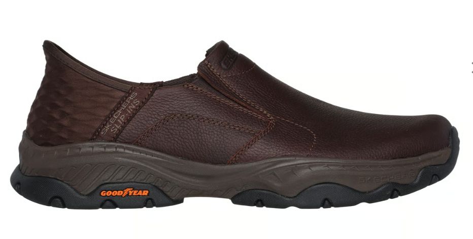 MEN'S SKECHERS SLIP INS- CRASTER LANIGAN, Color: RED/BROWN, Size: 8.5