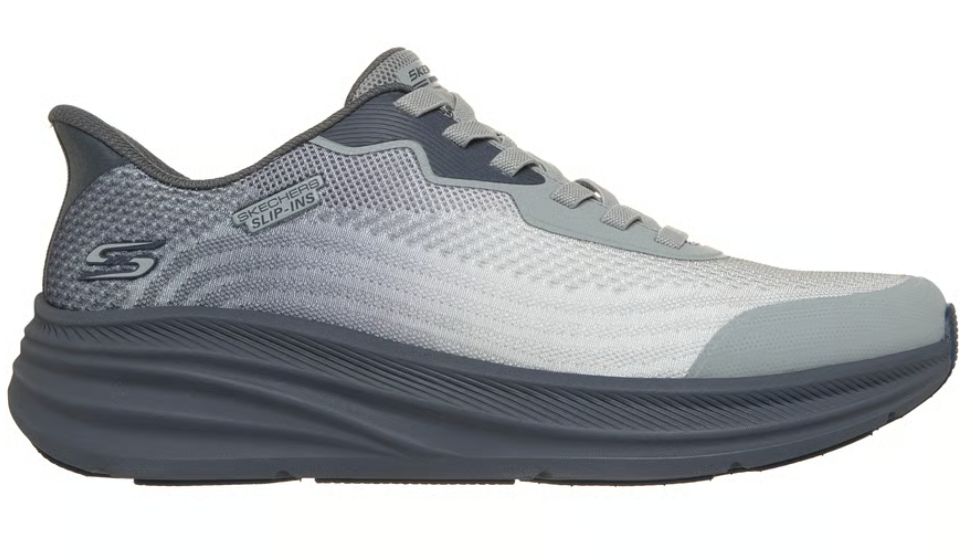 SKECHERS MEN'S SLIP-INS BOBS SKILLZ : GRADIENT FLOW, Colour: DARK NAVY, Size: 8