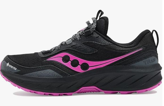 WOMEN'S SAUCONY - EXCURSION TR18 GTX, Color: BLACK/MULBERRY, Size: 6