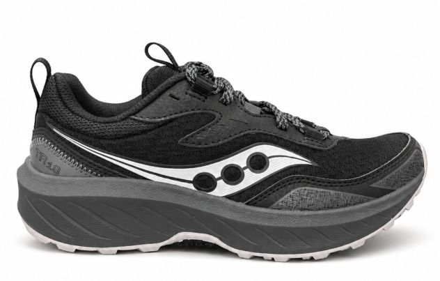 WOMEN'S SAUCONY - EXCURSION TR18, Color: BLACK/CARBON, Size: 6, Width: M