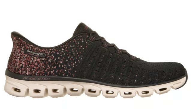WOMEN'S SKECHERS SLIP INS - GLIDE STEP PHENOMENA, Color: BLACK/NATURAL, Size: 6