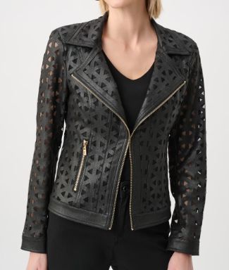 JOSEPH RIBKOFF - LDS JACKET, Color: BLACK, Size: S