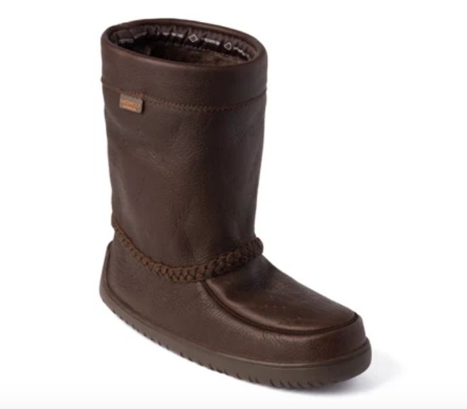 MANITOBAH WP HALF TAMARACK GRAIN MUKLUK, Colour: COCOA, Size: 6