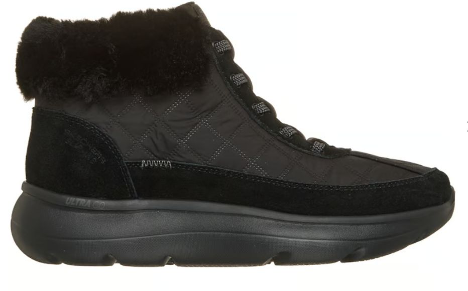 WOMEN'S SKECHERS BOOTS - ON THE GO ENCORE- MAISIE, Color: BLACK, Size: 6, Width: WIDE FIT