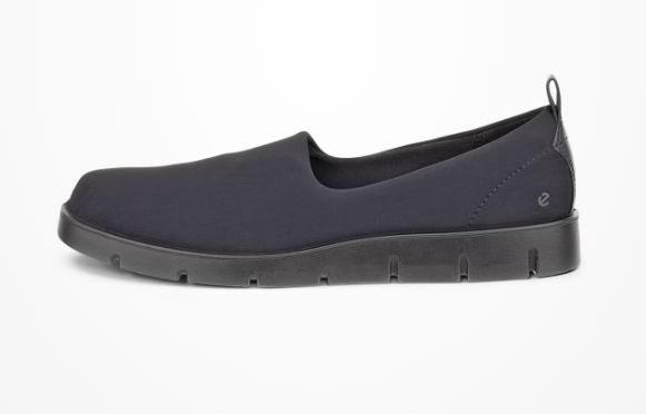 ECCO - BELLA 2 W TEXTILE LOAFER, Color: BLACK, Size: 39