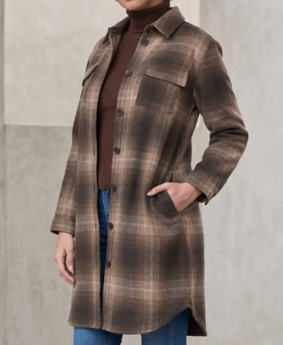 DKR - LONG BOTTON-UP JACKET W POCKETS