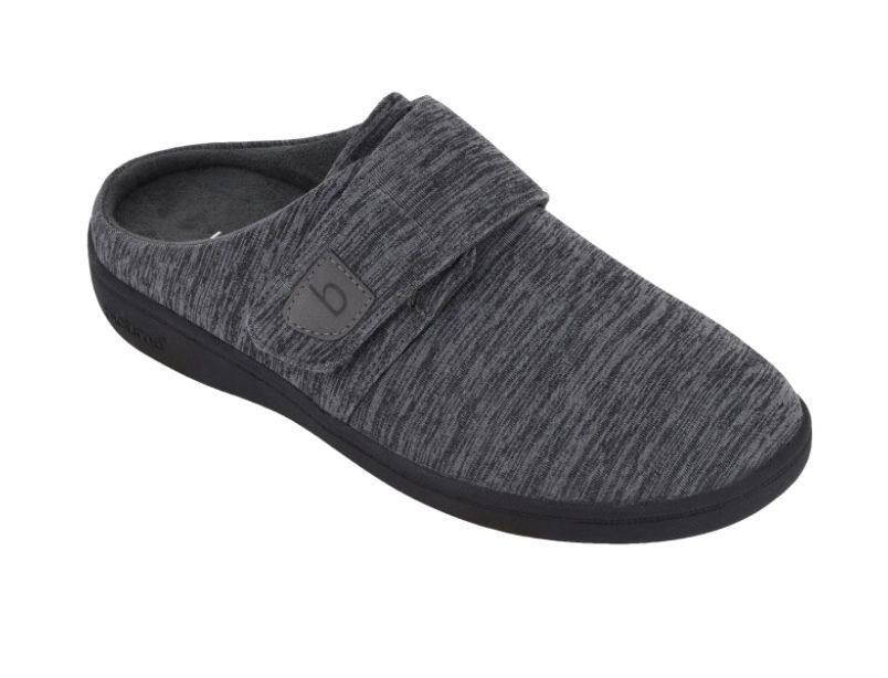 BIOTIME WOMEN'S SLIPPER - ELISE, Color: CHARCOAL, Size: 7