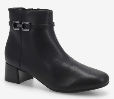 CLARKS - IRIDESSA AIR LEATHER BOOT, Color: BLACK, Size: 7