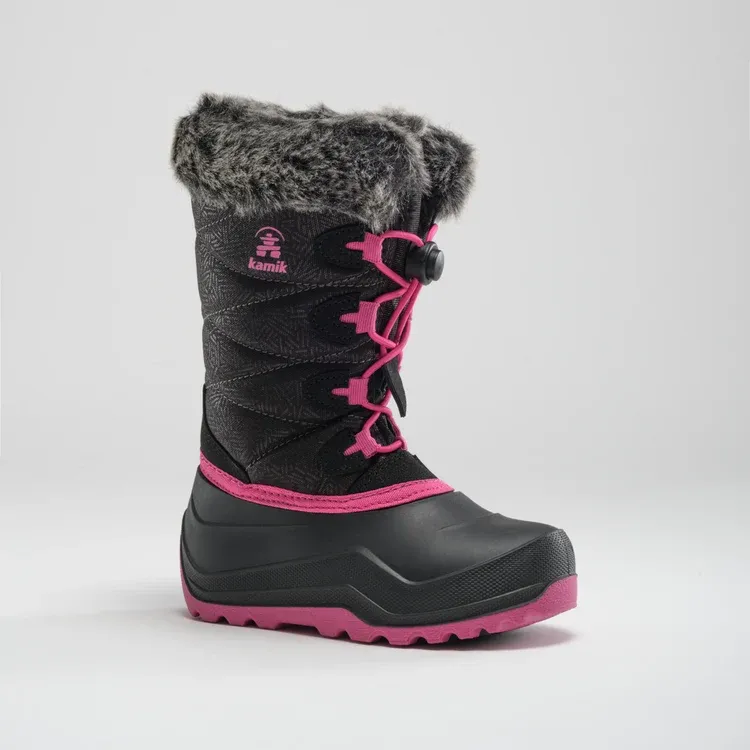 KAMIK SNOWANGEL, Colour: BLACK/ROSE, Size: 1