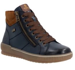 REMONTE WOMENS ANKLE BOOT D0772-16, Colour: BLUE COMBINATION, Size: 37