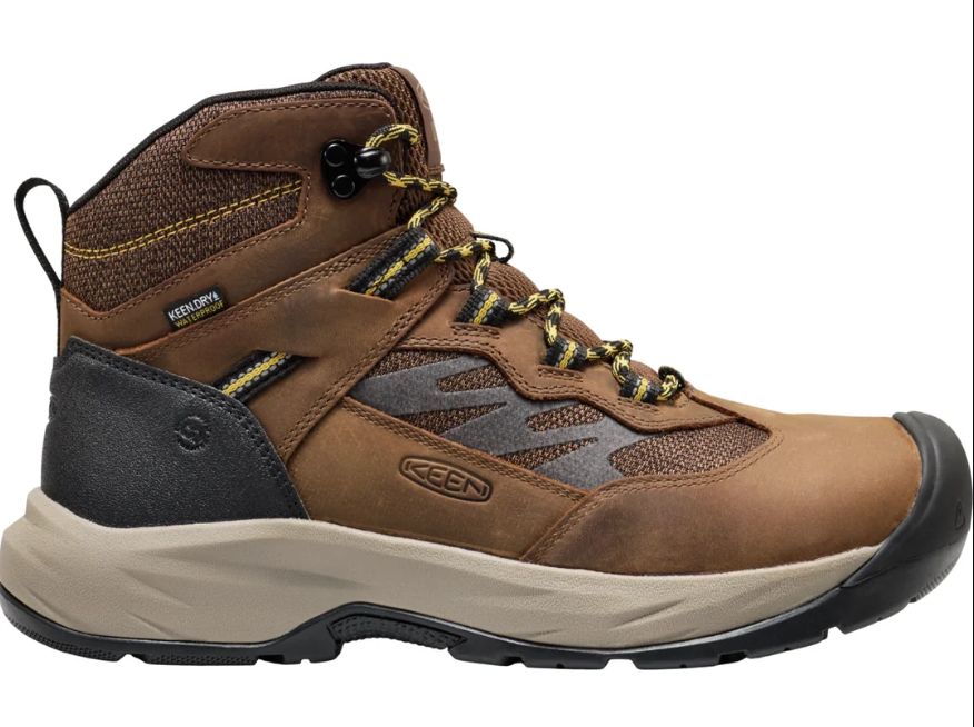 MEN'S KEEN CSA - HIGHFRAME MID WP, Color: DARK EARTH/BLACK, Size: 8