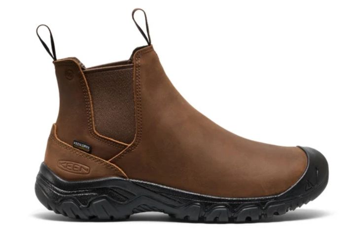 KEEN MEN'S ANCHORAGE BOOT IV, Colour: DARK EARTH/BLACK, Size: 8