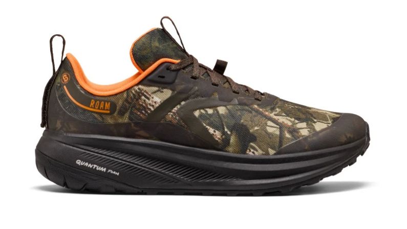 KEEN ROAM TRAIL RUNNING SHOE, Colour: CAMO/SAFETY ORANGE, Size: 8