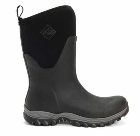 WOMEN'S MUCK BOOTS - ARTIC SPORTS II MID, Color: BLACK, Size: 7